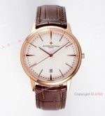 AI Factory Swiss Grade 1A Vacheron Constantin Patrimony Watch Rose Gold 40mm